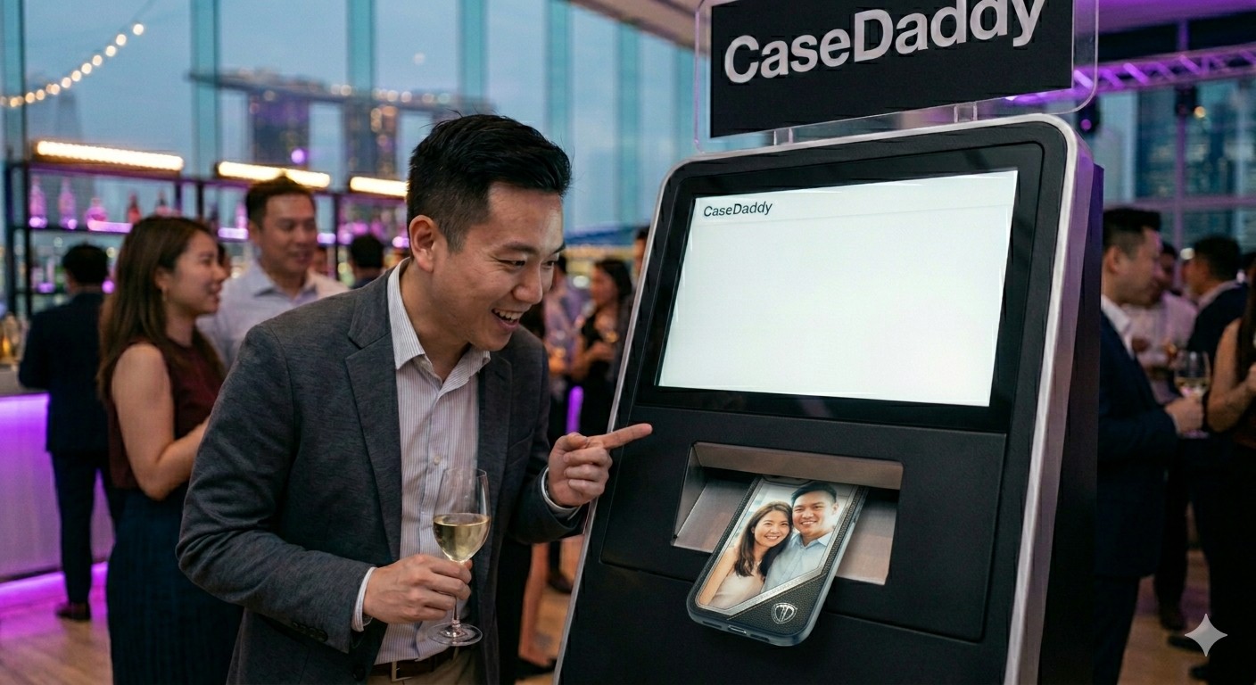 CaseDaddy — Custom Phone Cases Printed Live at Your Event